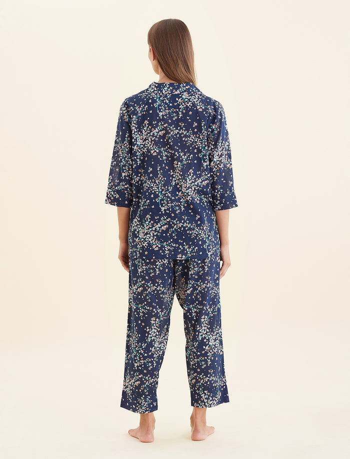 Cheri Blossom Crop PJ Set