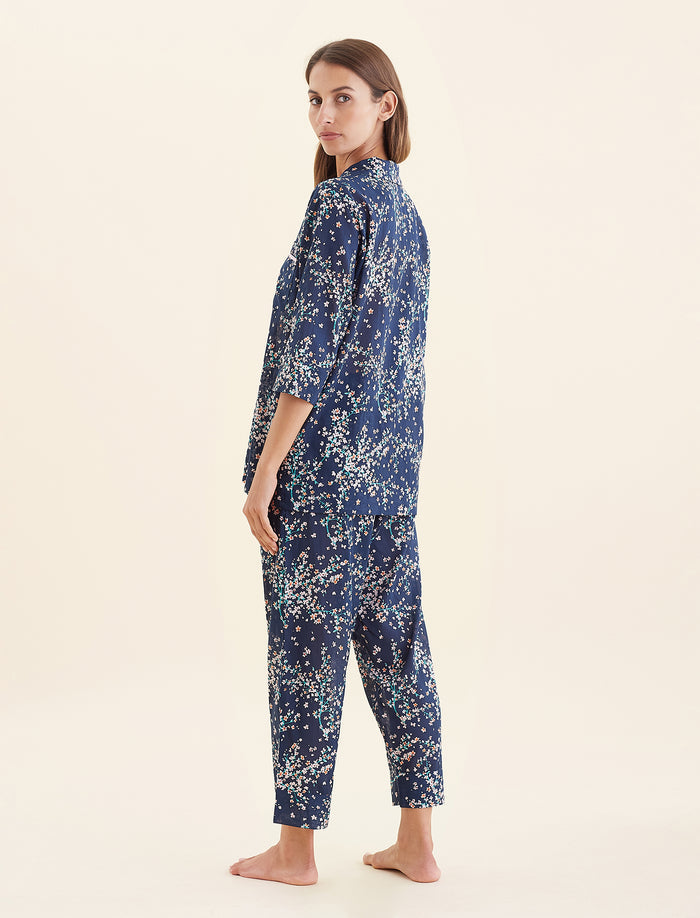 Cheri Blossom Crop PJ Set