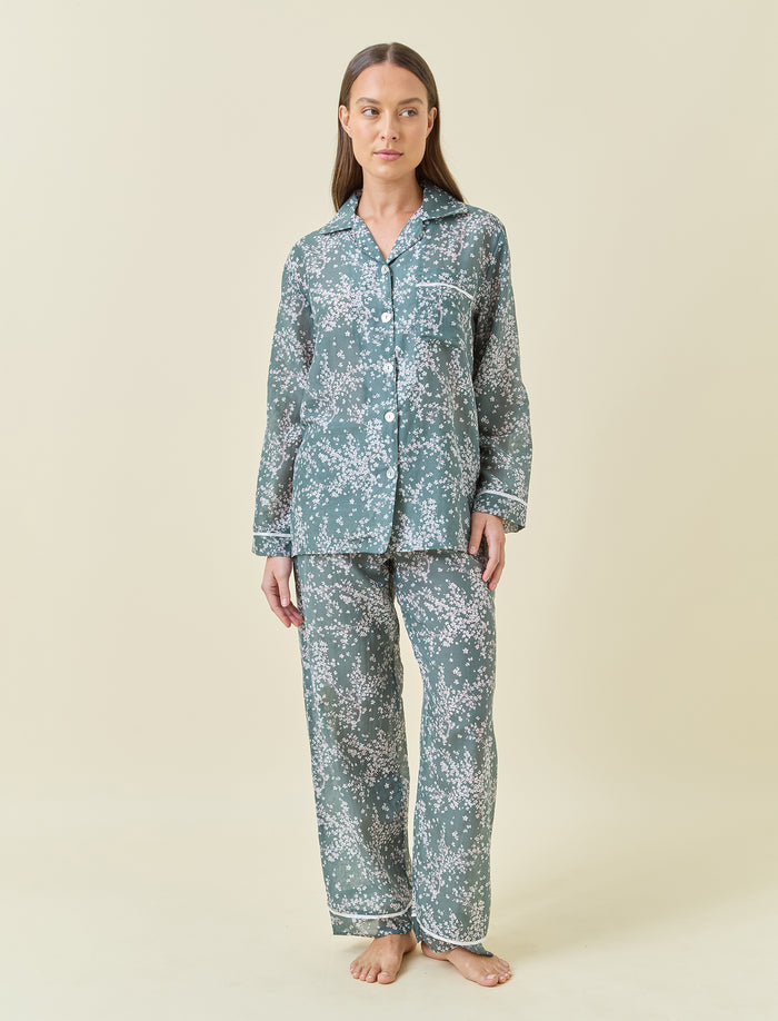 Cheri Blossom Full Length PJ Set