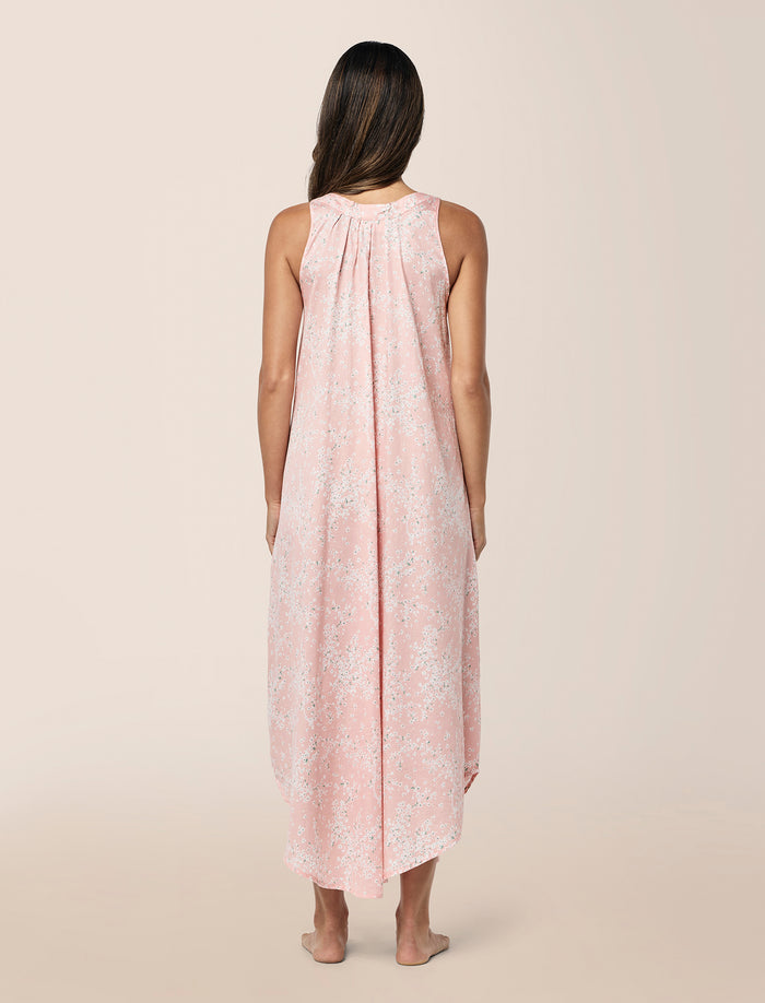 Cheri Blossom Panel Front Maxi Nightgown