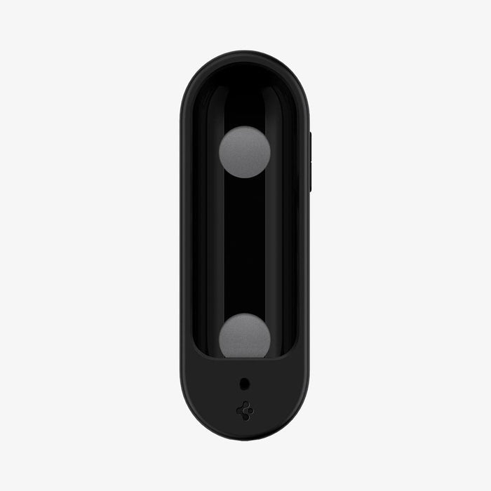 AMP02714 - Chromecast with Google TV Silicone Fit Voice Remote in black showing the inside