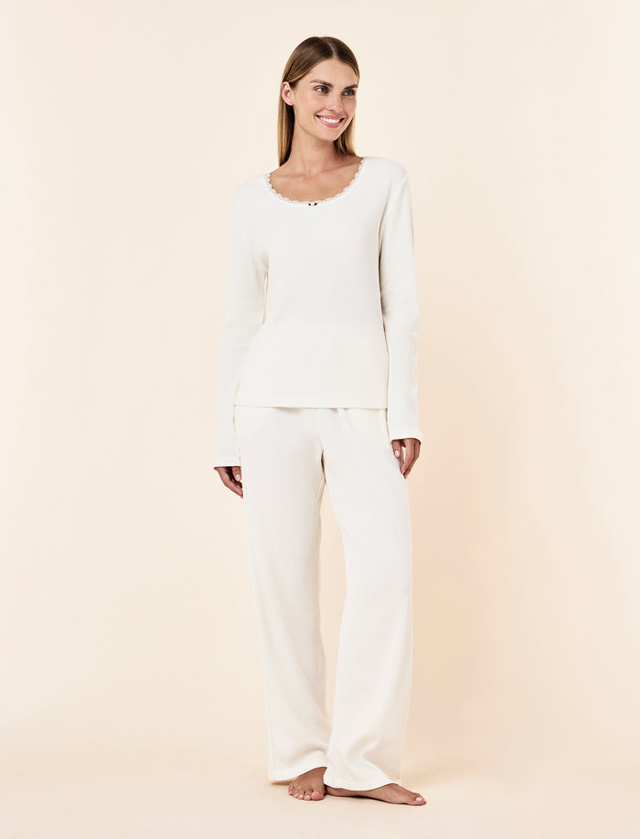 Claire Soft Cotton Waffle PJ Set