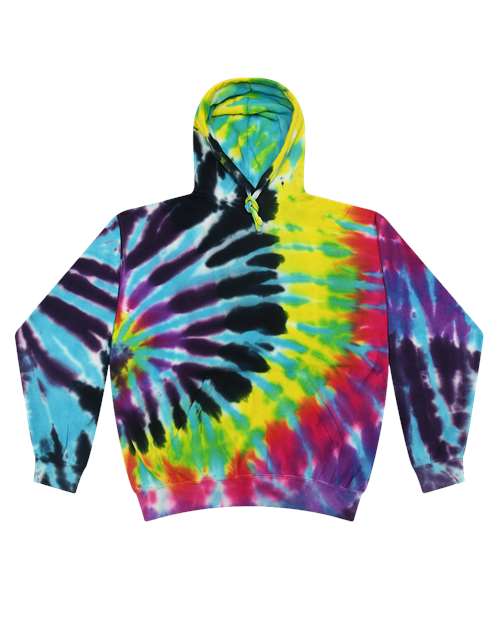 Colortone 8777 Tie - Dyed Hooded Sweatshirt - Ninja Transfers