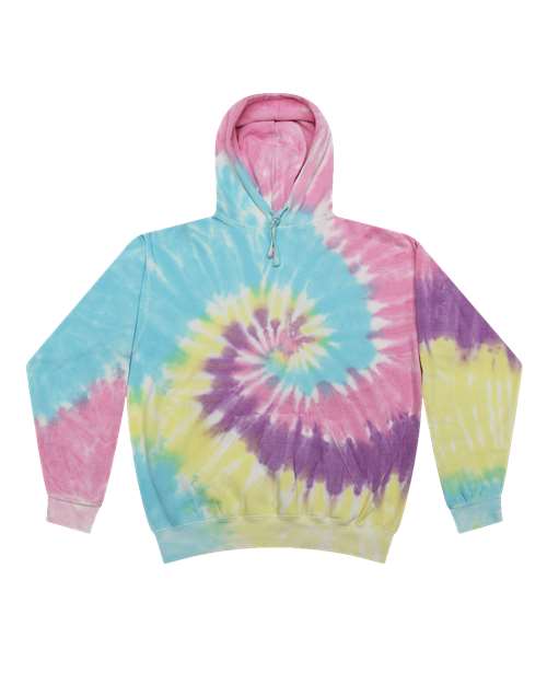 Colortone 8777 Tie - Dyed Hooded Sweatshirt - Ninja Transfers