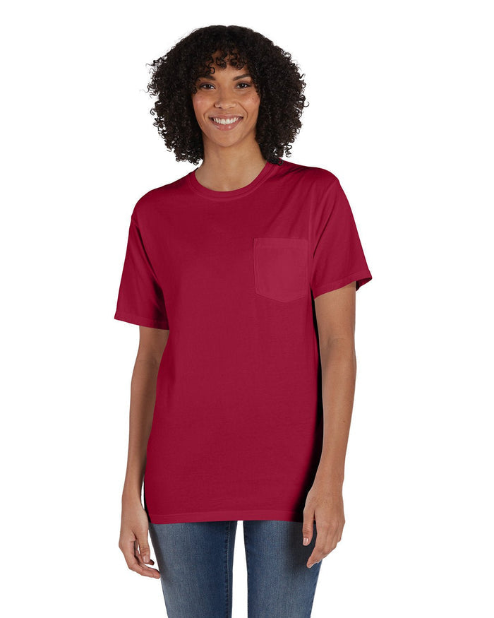 ComfortWash by Hanes GDH150 Unisex Garment - Dyed T-Shirt with Pocket - Ninja Transfers