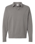 ComfortWash by Hanes GDH490 Unisex Garment-Dyed Polo Collar Sweatshirt