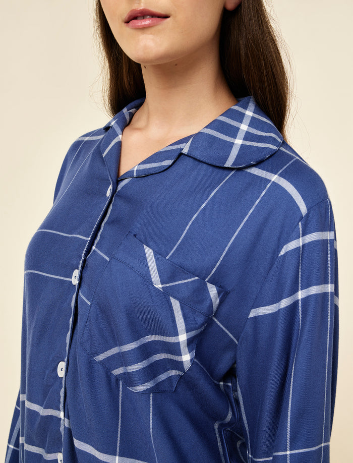 Comfy Plaid PJ Set