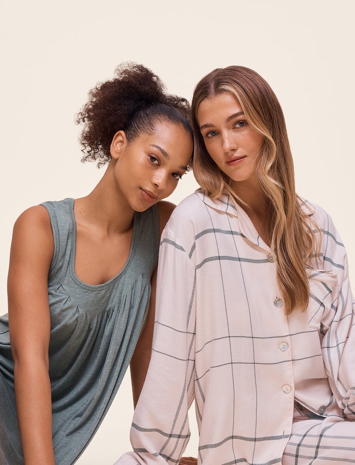 Comfy Plaid PJ Set