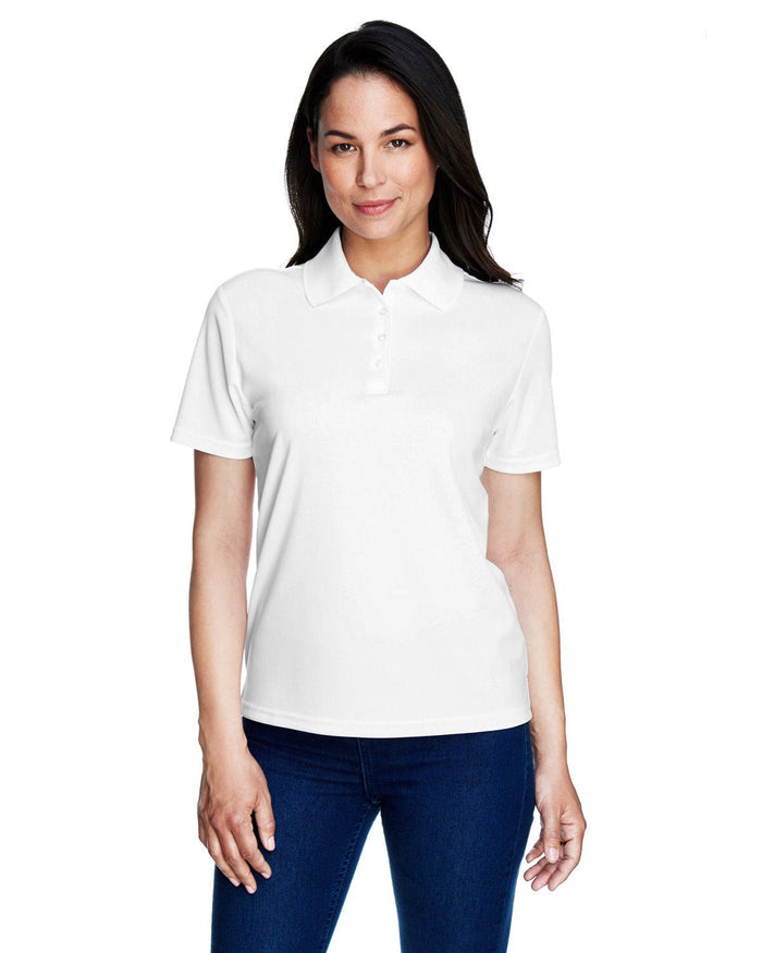 Core 365 78181 Ladies' Origin Performance Piqu Polo - Ninja Transfers