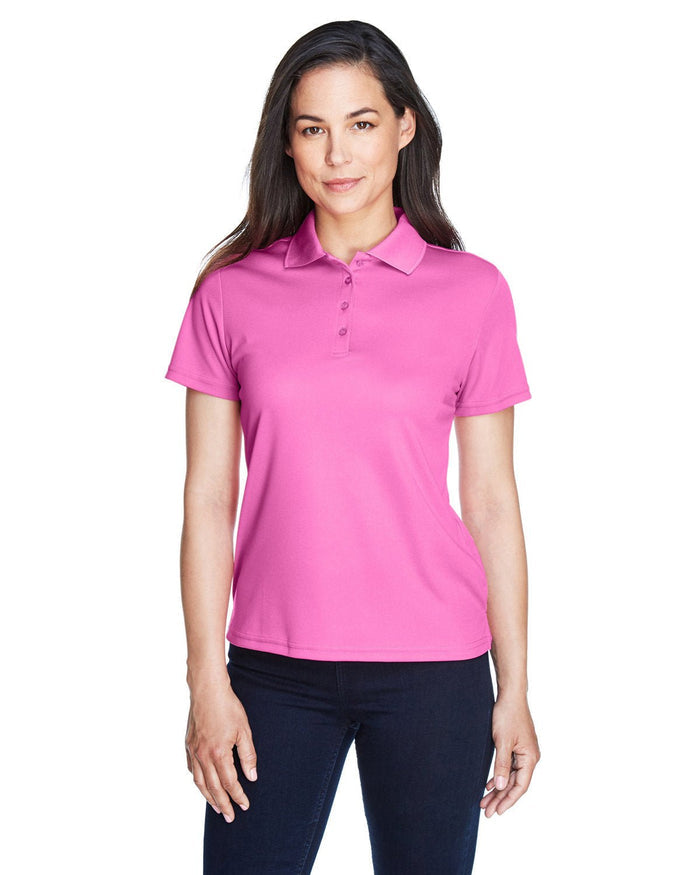 Core 365 78181 Ladies' Origin Performance Piqu Polo - Ninja Transfers
