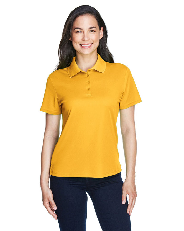 Core 365 78181 Ladies' Origin Performance Piqu Polo - Ninja Transfers