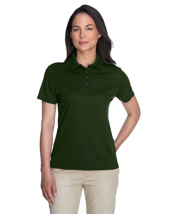 Core 365 78181 Ladies' Origin Performance Piqu Polo - Ninja Transfers