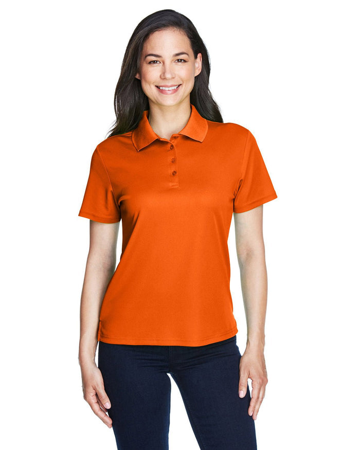 Core 365 78181 Ladies' Origin Performance Piqu Polo - Ninja Transfers