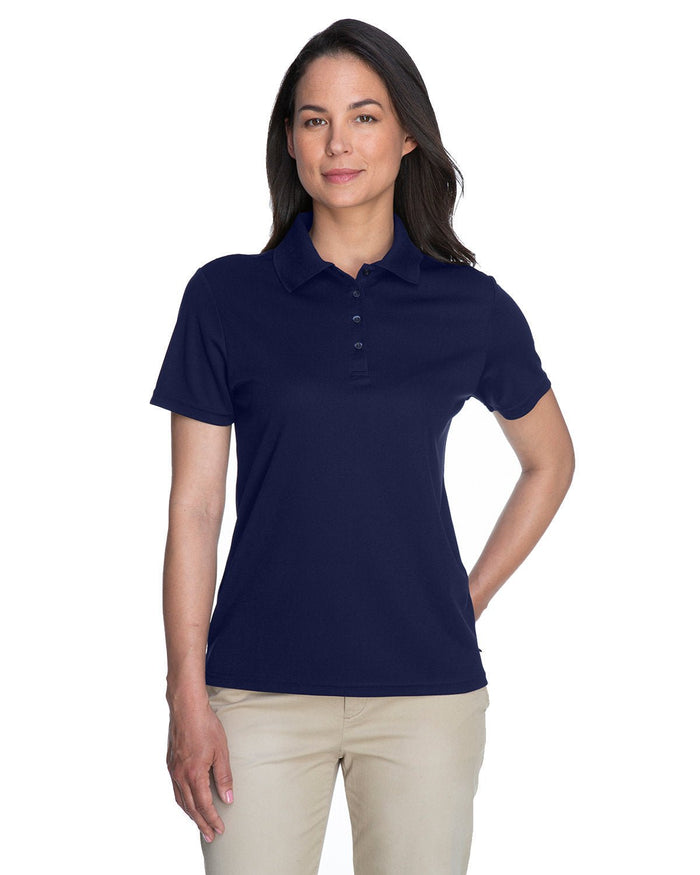 Core 365 78181 Ladies' Origin Performance Piqu Polo - Ninja Transfers