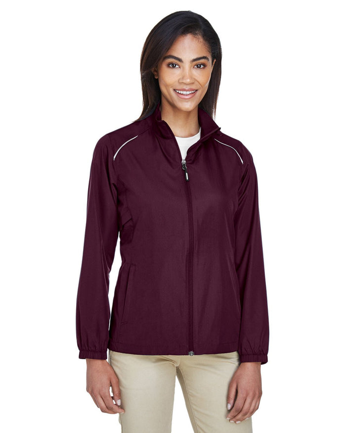 Core 365 78183 Ladies' Motivate Unlined Lightweight Jacket - Ninja Transfers