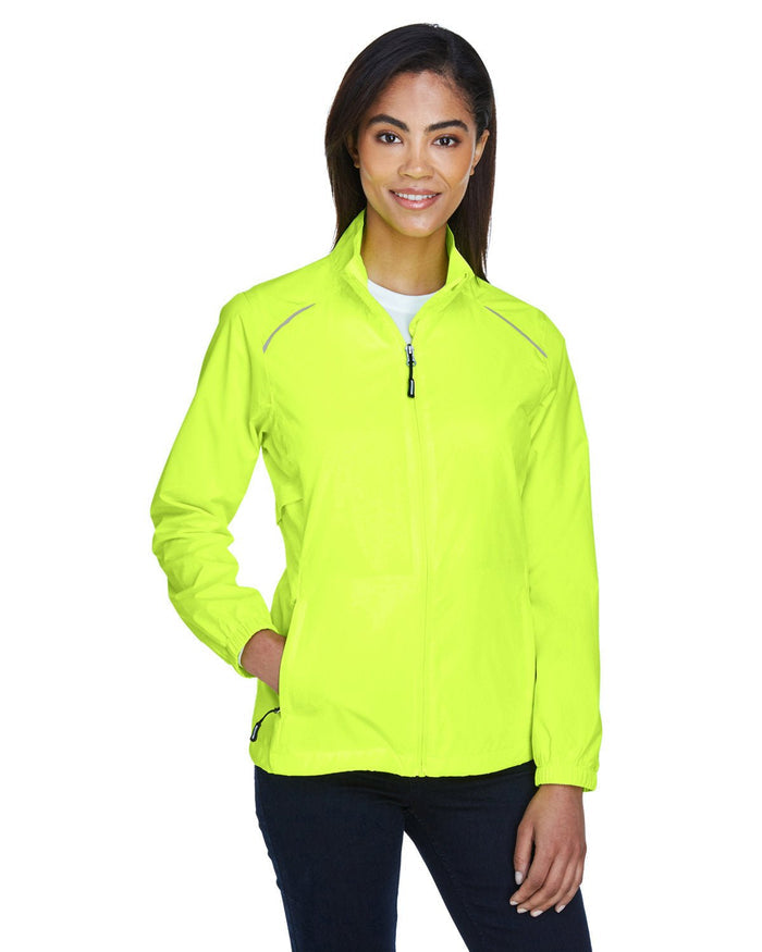 Core 365 78183 Ladies' Motivate Unlined Lightweight Jacket - Ninja Transfers