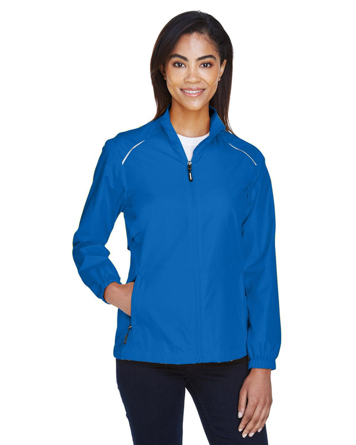 Core 365 78183 Ladies' Motivate Unlined Lightweight Jacket - Ninja Transfers