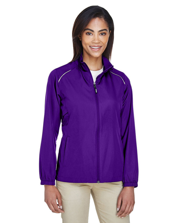 Core 365 78183 Ladies' Motivate Unlined Lightweight Jacket - Ninja Transfers