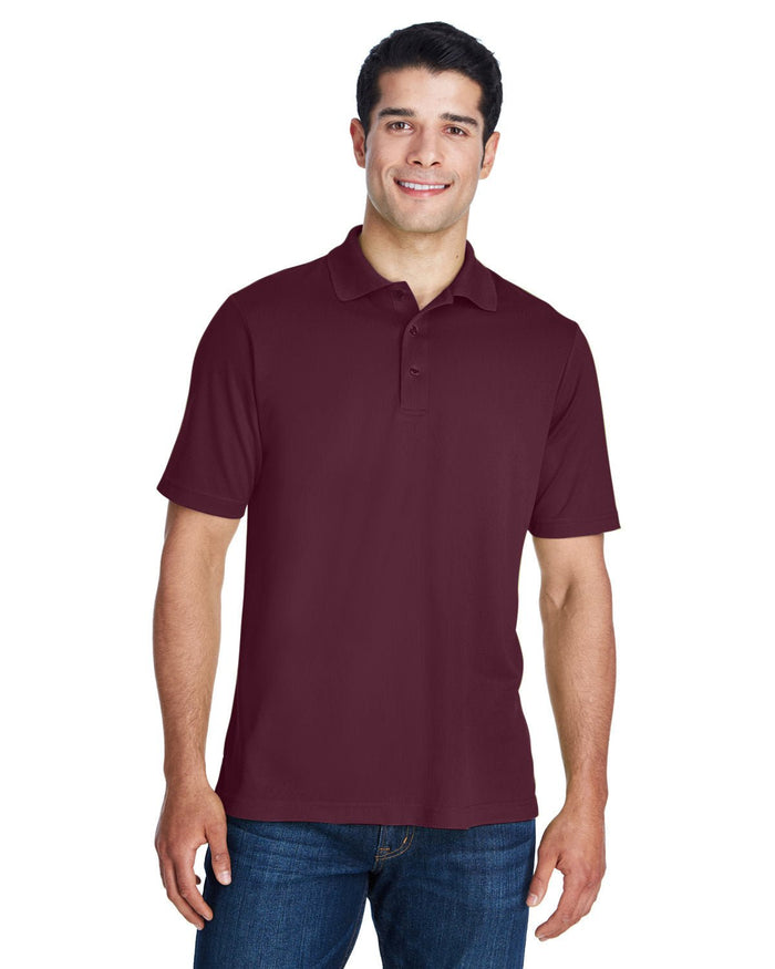 Core 365 88181 Men's Origin Performance Piqu Polo - Ninja Transfers