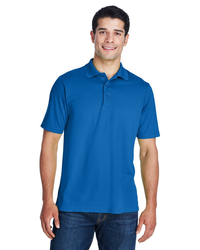 Core 365 88181T Men's Tall Origin Performance Piqu Polo - Ninja Transfers