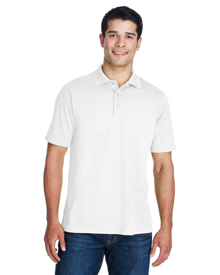 Core 365 88181T Men's Tall Origin Performance Piqu Polo - Ninja Transfers