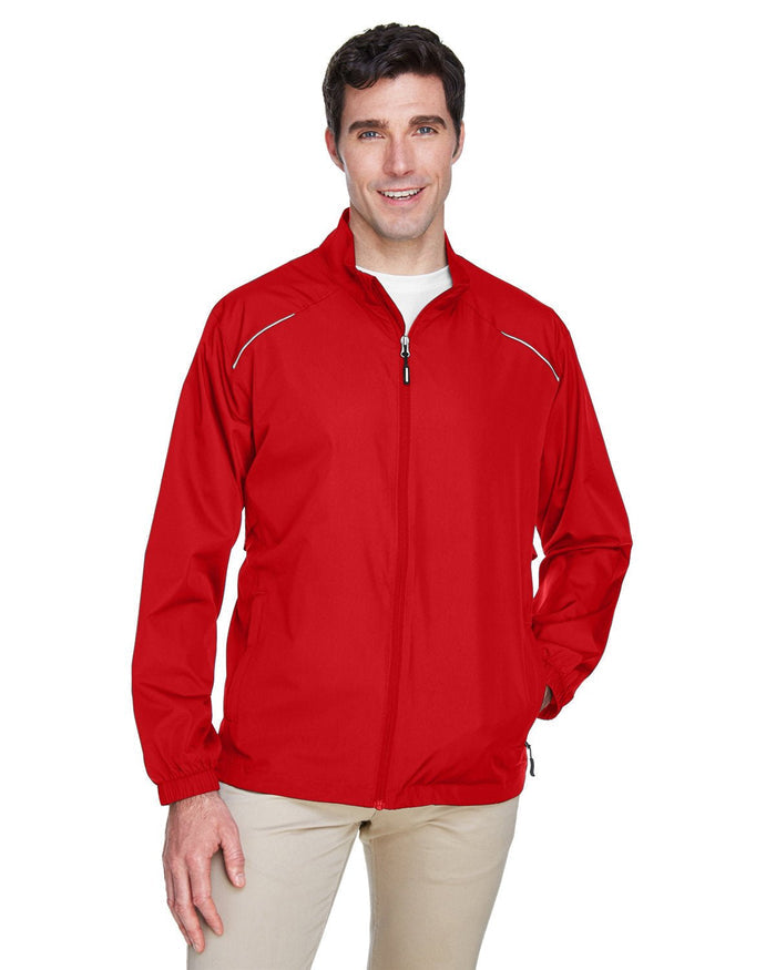 Core 365 88183T Men's Tall Motivate Unlined Lightweight Jacket - Ninja Transfers