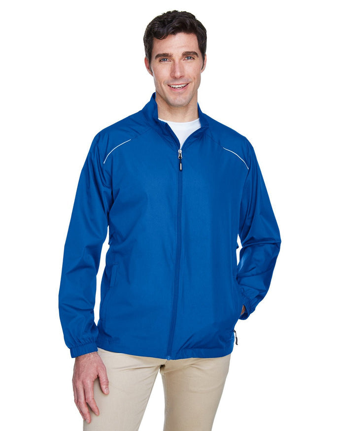 Core 365 88183T Men's Tall Motivate Unlined Lightweight Jacket - Ninja Transfers
