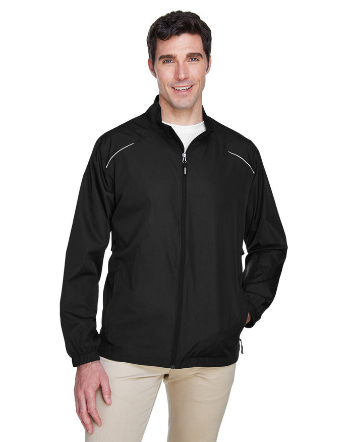 Core 365 88183T Men's Tall Motivate Unlined Lightweight Jacket - Ninja Transfers