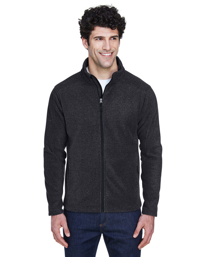 Core 365 88190 Men's Journey FleeceJacket - Ninja Transfers