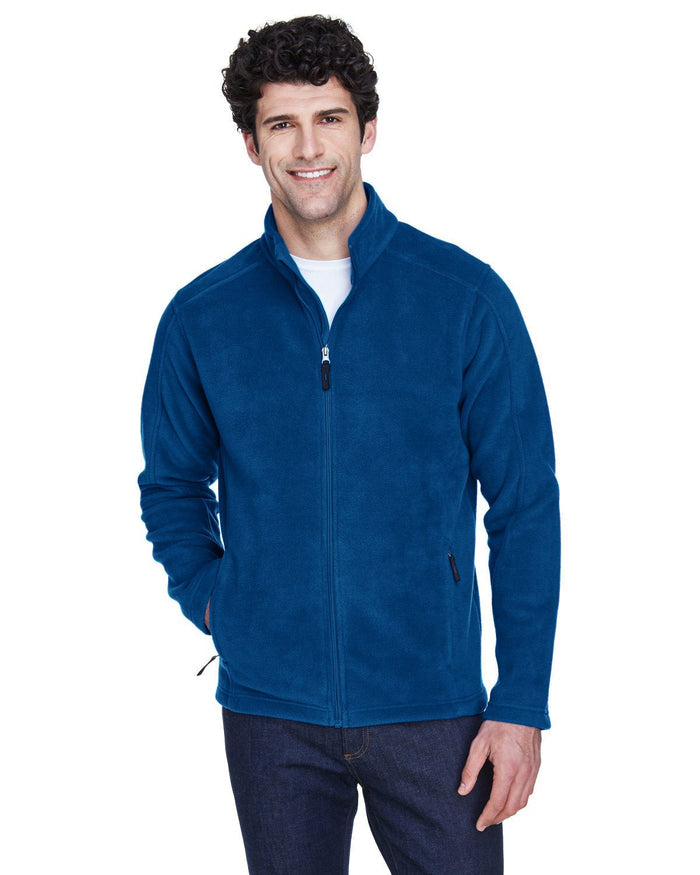 Core 365 88190 Men's Journey FleeceJacket - Ninja Transfers