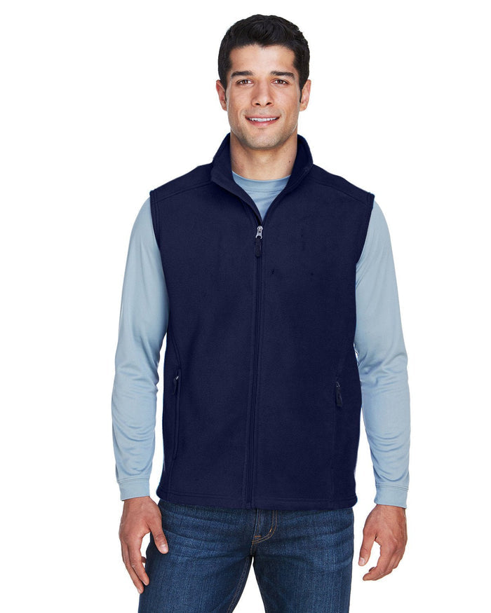 Core 365 88191 Men's Journey FleeceVest - Ninja Transfers