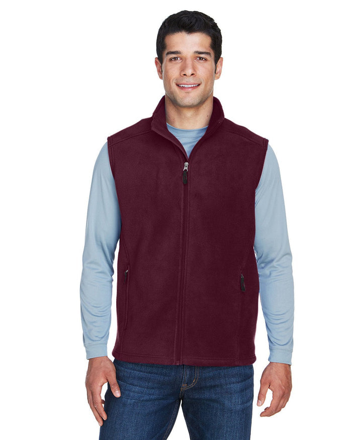 Core 365 88191 Men's Journey FleeceVest - Ninja Transfers