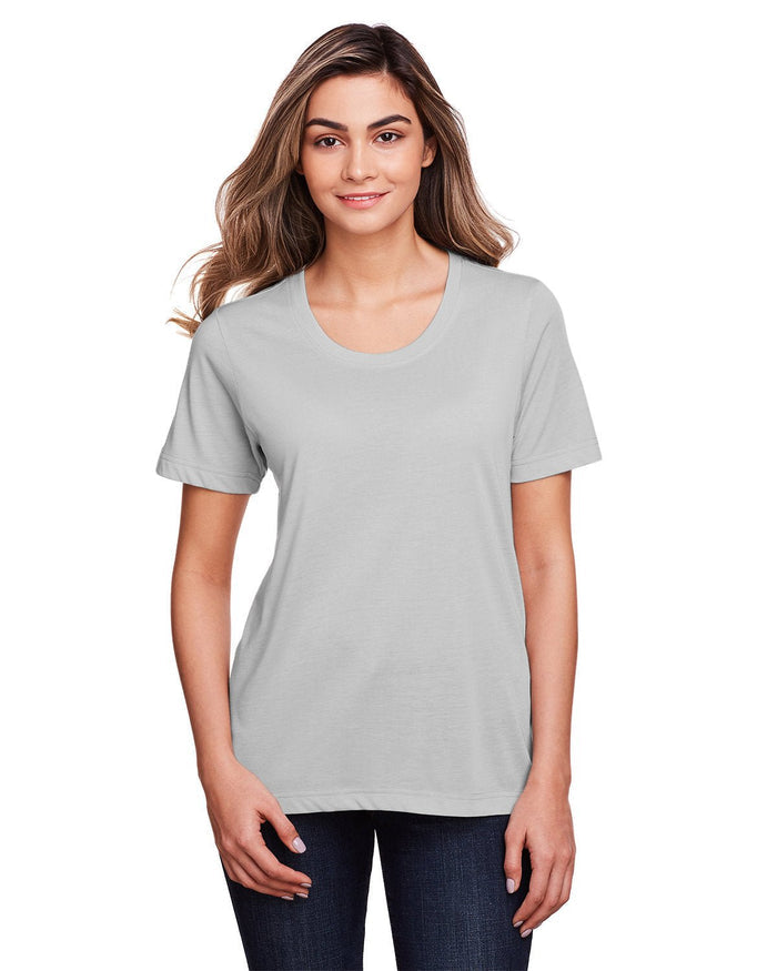 Core 365 CE111W Ladies' Fusion ChromaSoft Performance T-Shirt - Ninja Transfers