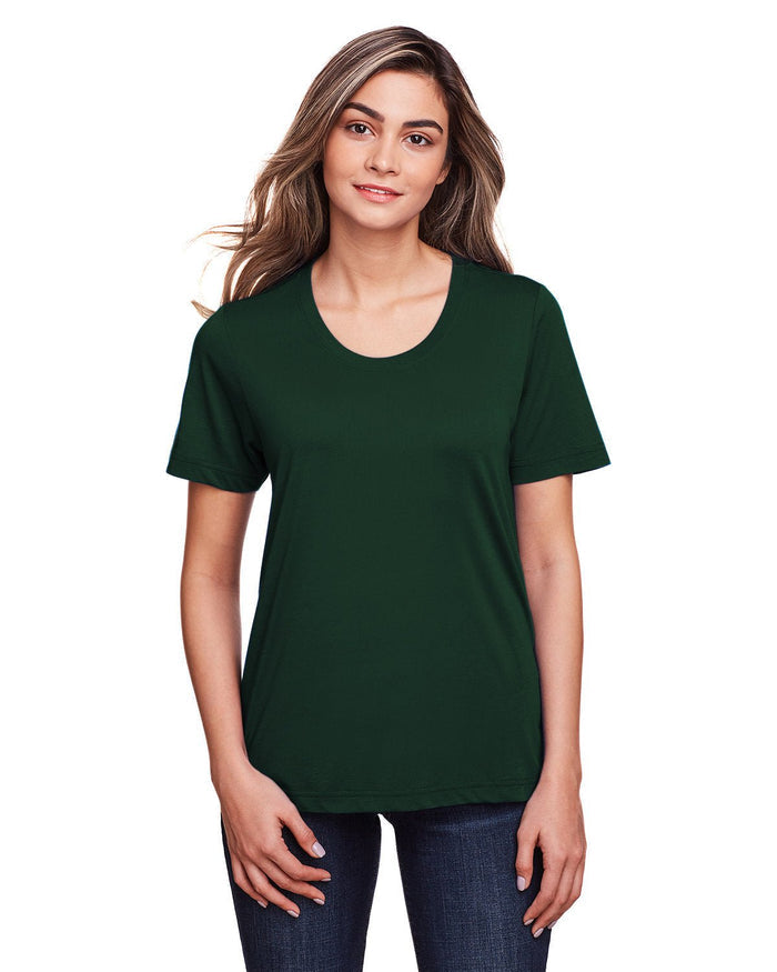 Core 365 CE111W Ladies' Fusion ChromaSoft Performance T-Shirt - Ninja Transfers