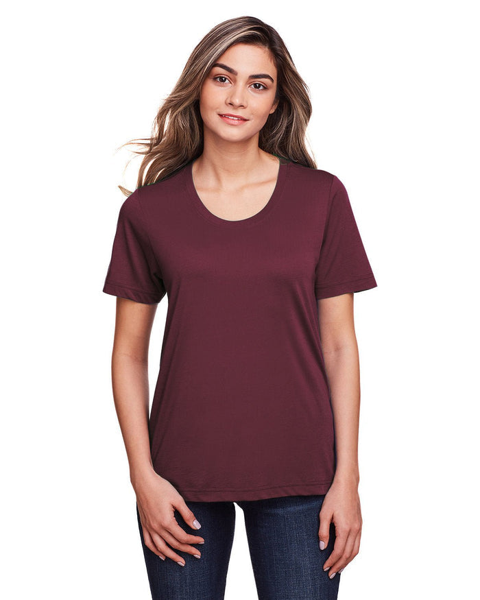 Core 365 CE111W Ladies' Fusion ChromaSoft Performance T-Shirt - Ninja Transfers