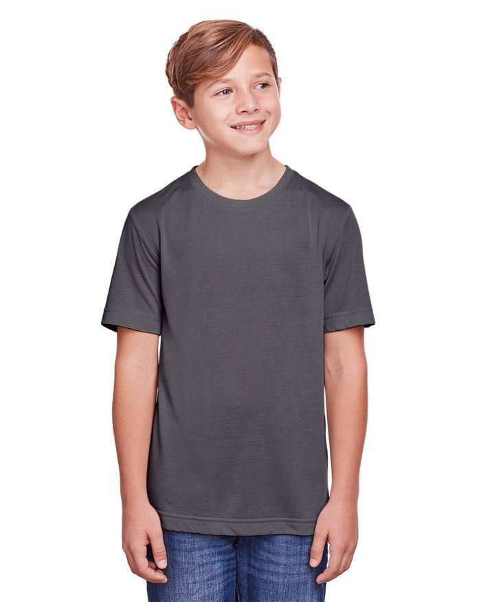 Core 365 CE111Y Youth Fusion ChromaSoft Performance T-Shirt - Ninja Transfers