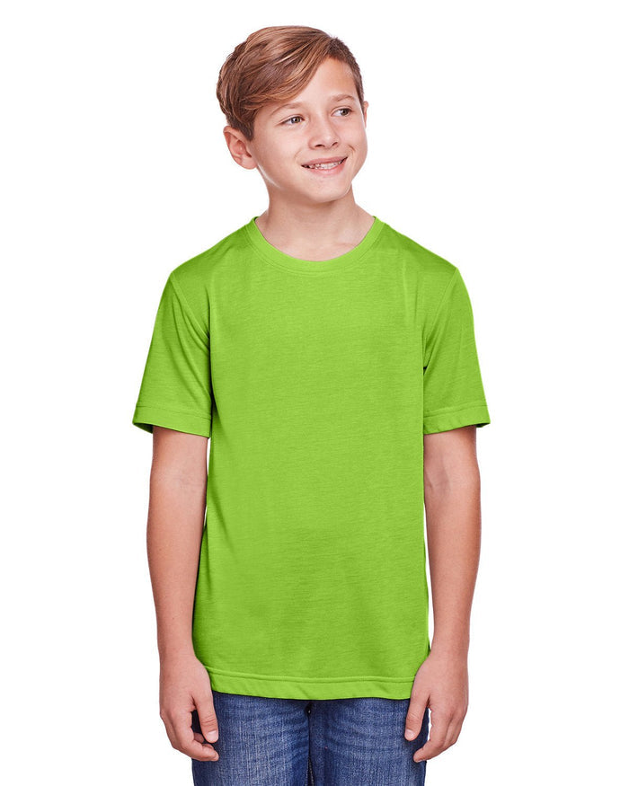 Core 365 CE111Y Youth Fusion ChromaSoft Performance T-Shirt - Ninja Transfers