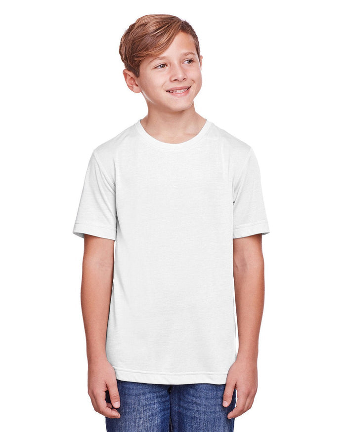 Core 365 CE111Y Youth Fusion ChromaSoft Performance T-Shirt - Ninja Transfers
