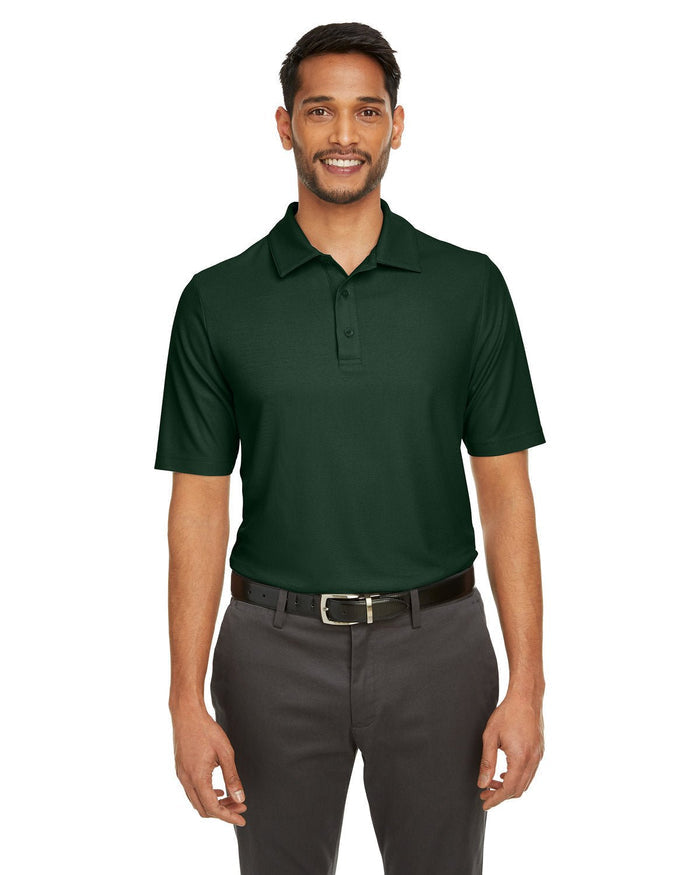 Core 365 CE112 Men's Fusion ChromaSoft Pique Polo - Ninja Transfers