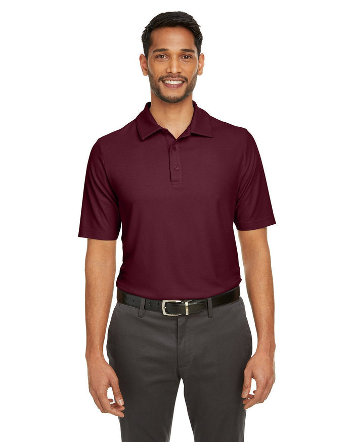 Core 365 CE112 Men's Fusion ChromaSoft Pique Polo - Ninja Transfers