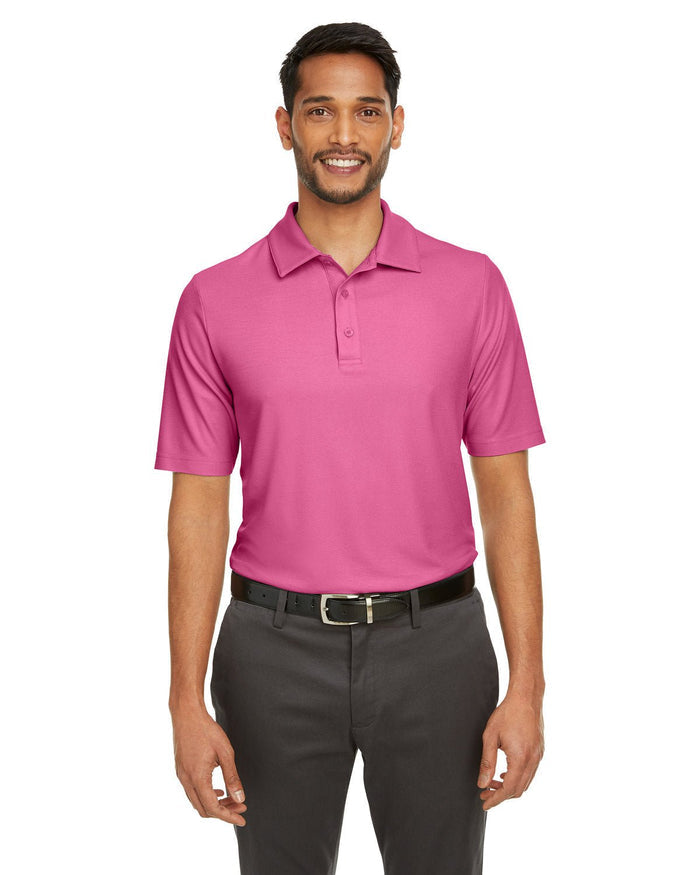 Core 365 CE112 Men's Fusion ChromaSoft Pique Polo - Ninja Transfers