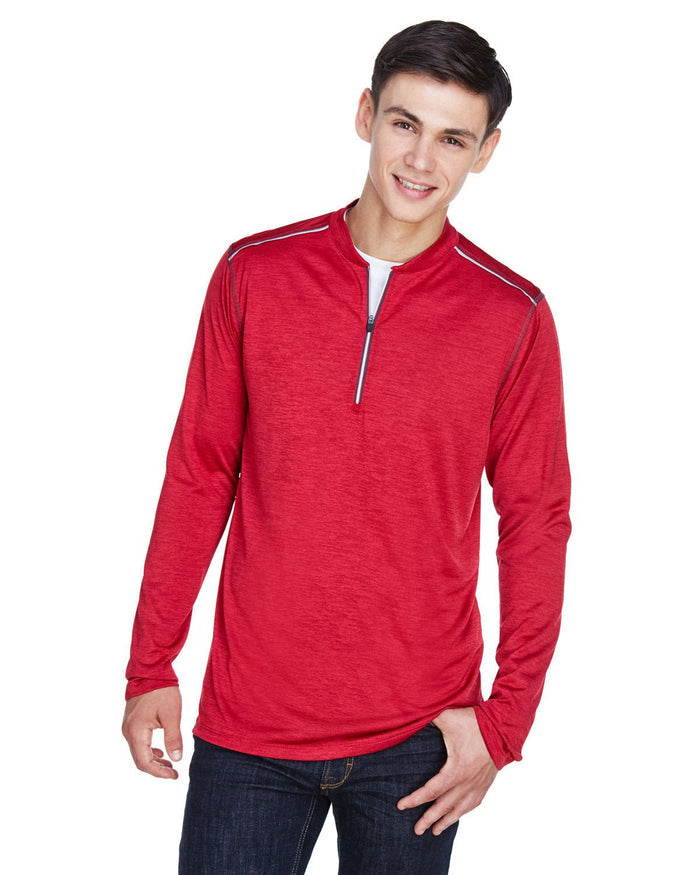 Core 365 CE401 Men's Kinetic Performance Quarter - Zip - Ninja Transfers