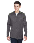 Core 365 CE401 Men's Kinetic Performance Quarter - Zip - Ninja Transfers
