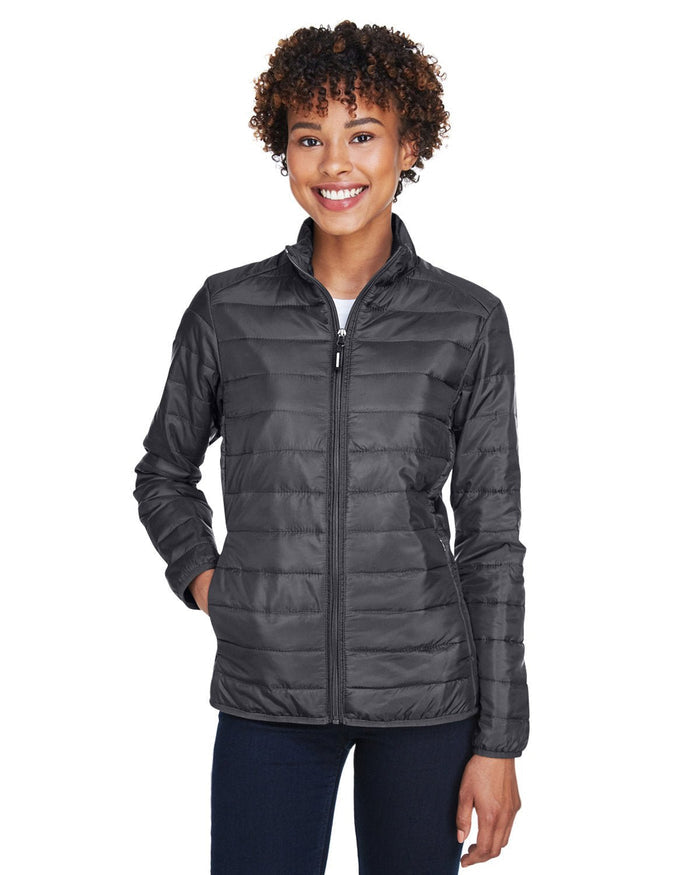 Core 365 CE700W Ladies' Prevail Packable Puffer Jacket - Ninja Transfers