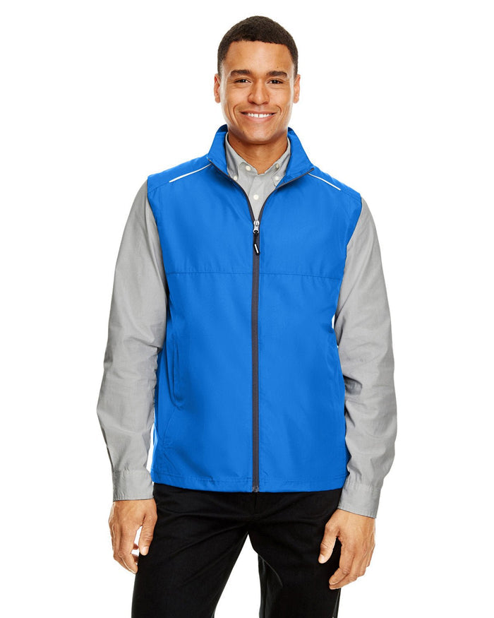 Core 365 CE703 Men's Techno Lite Unlined Vest - Ninja Transfers