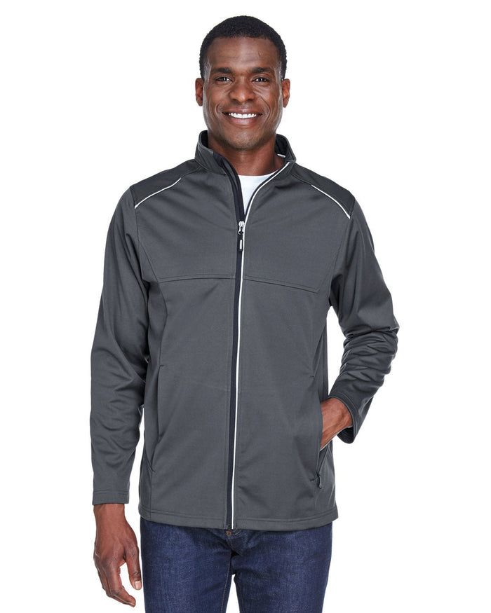 Core 365 CE708 Men's Techno Lite Three - Layer Knit Tech - Shell - Ninja Transfers