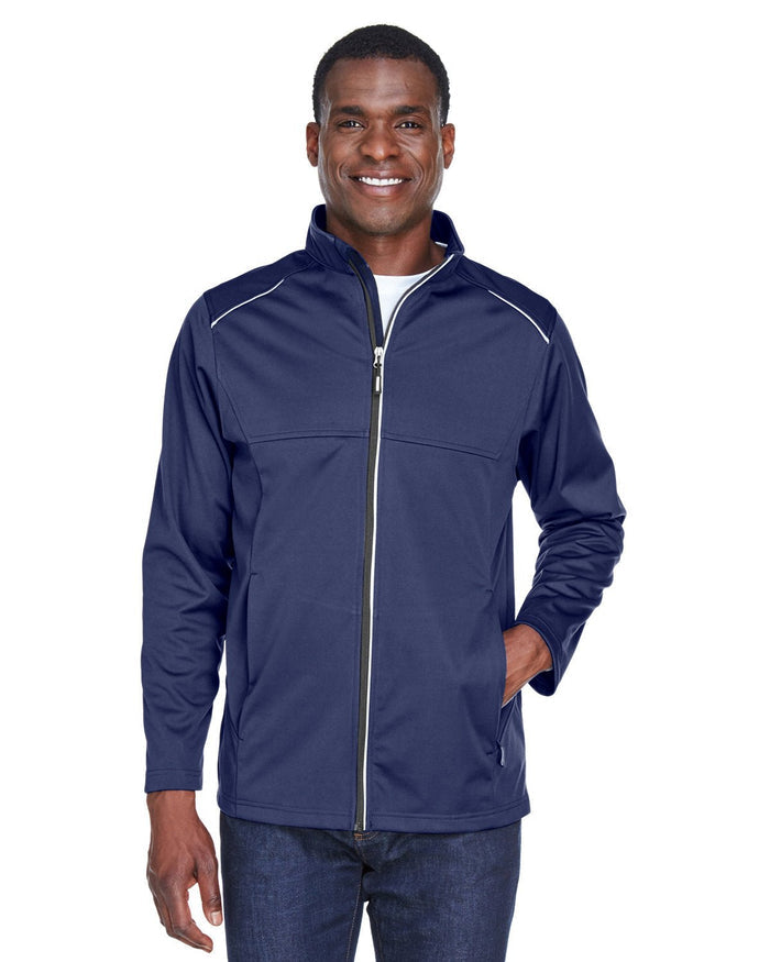 Core 365 CE708 Men's Techno Lite Three - Layer Knit Tech - Shell - Ninja Transfers