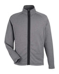 CORE365 CE72 Men's Venture Heathered Stripe Full-Zip Jacket