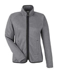 CORE365 CE72W Women's Venture Heathered Stripe Full-Zip Jacket