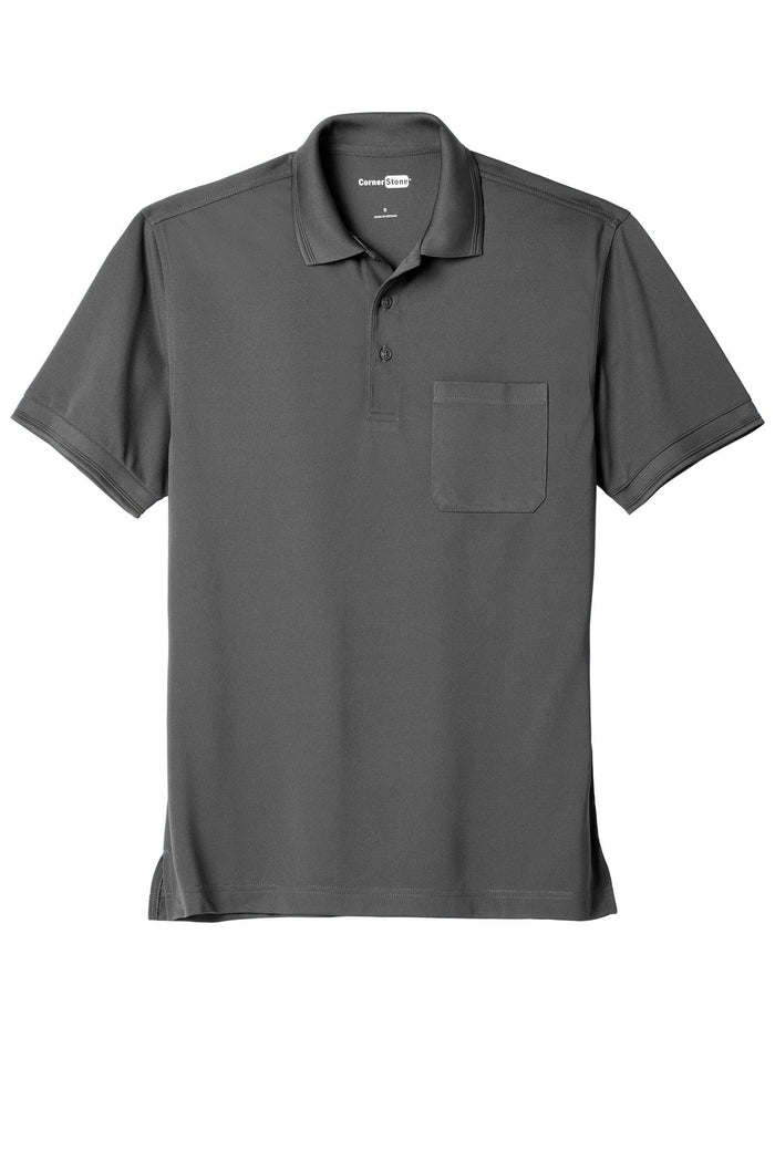 CornerStone CS4020P Industrial Snag-Proof Pique Pocket Polo